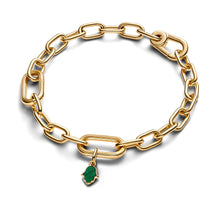 Load image into Gallery viewer, Green Hamsa Hand Mini Dangle Charm
