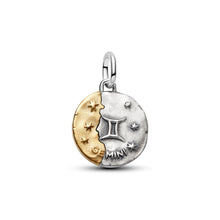 Load image into Gallery viewer, Gemini Zodiac Medallion Charm
