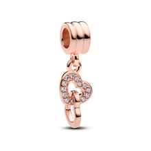 Load image into Gallery viewer, Interlocking Hearts Dangle Charm
