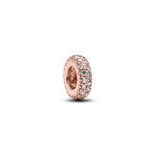 Load image into Gallery viewer, Clear Sparkle Spacer Charm
