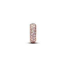 Load image into Gallery viewer, Clear Sparkle Spacer Charm
