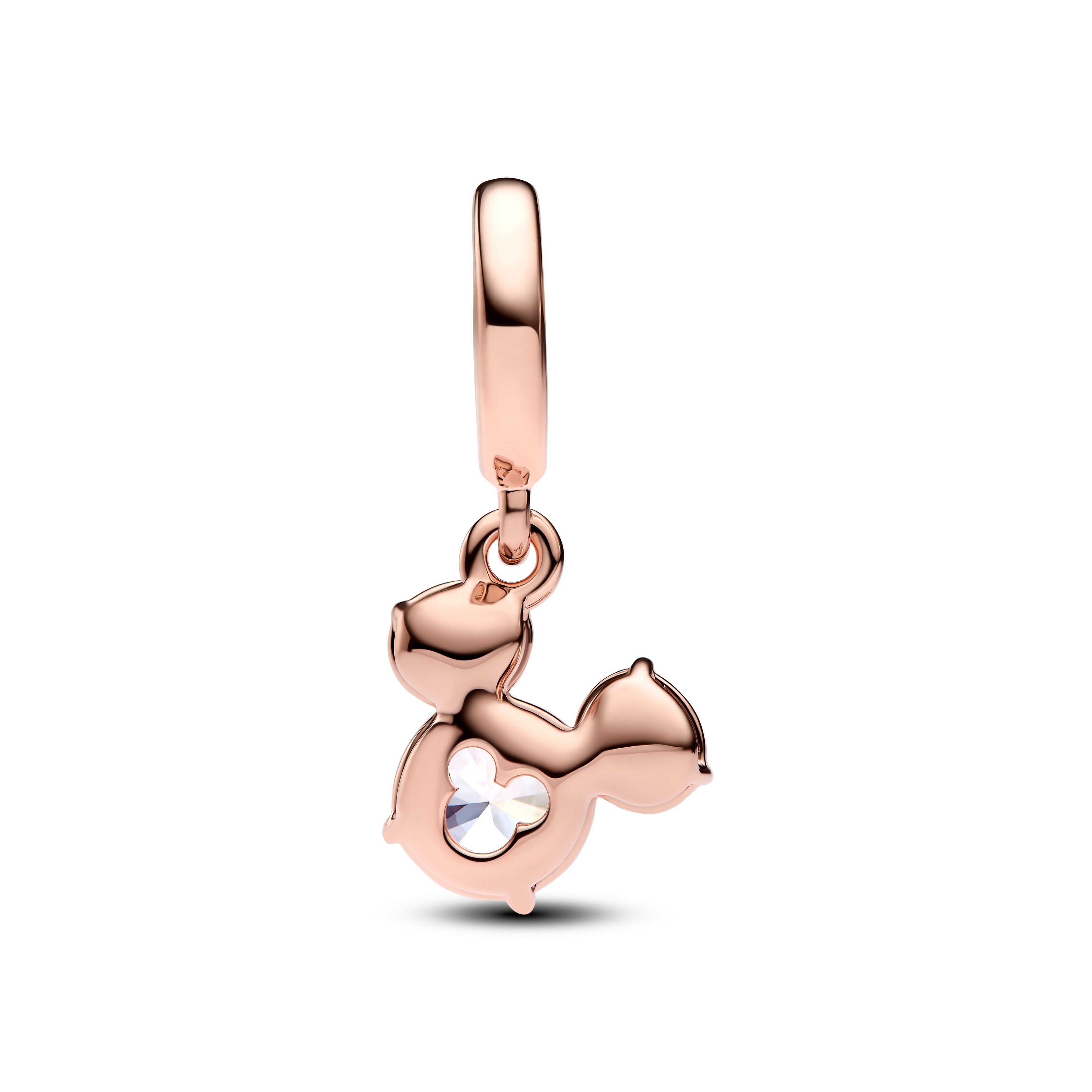 Disney Mickey Mouse Sparkling Head Silhouette Dangle Charm