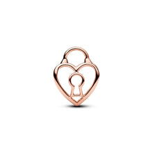 Load image into Gallery viewer, Openwork Heart Padlock Charm

