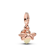 Load image into Gallery viewer, Glow-in-the-dark Firefly Dangle Charm
