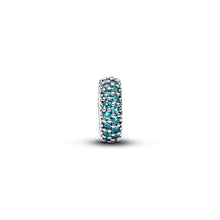 Load image into Gallery viewer, Ice Blue Stone Spacer Charm
