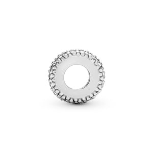 Clear Sparkle Spacer Charm