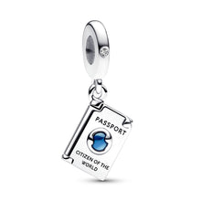 Load image into Gallery viewer, Openable Passport Dangle Charm
