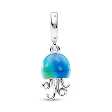 Load image into Gallery viewer, Colour-changing Jellyfish Dangle Charm

