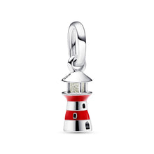 Load image into Gallery viewer, Glow-in-the-dark Lighthouse Dangle Charm
