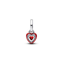Load image into Gallery viewer, Red Chakra Heart Mini Dangle Charm

