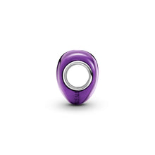 Load image into Gallery viewer, Metallic Purple Heart Charm
