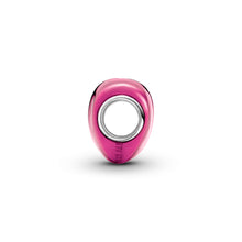 Load image into Gallery viewer, Metallic Pink Heart Charm
