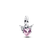 Load image into Gallery viewer, Winged Heart Mini Dangle Charm
