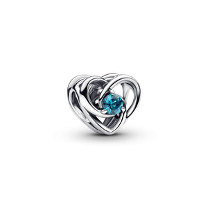 Entwined Heart & Stones Charm