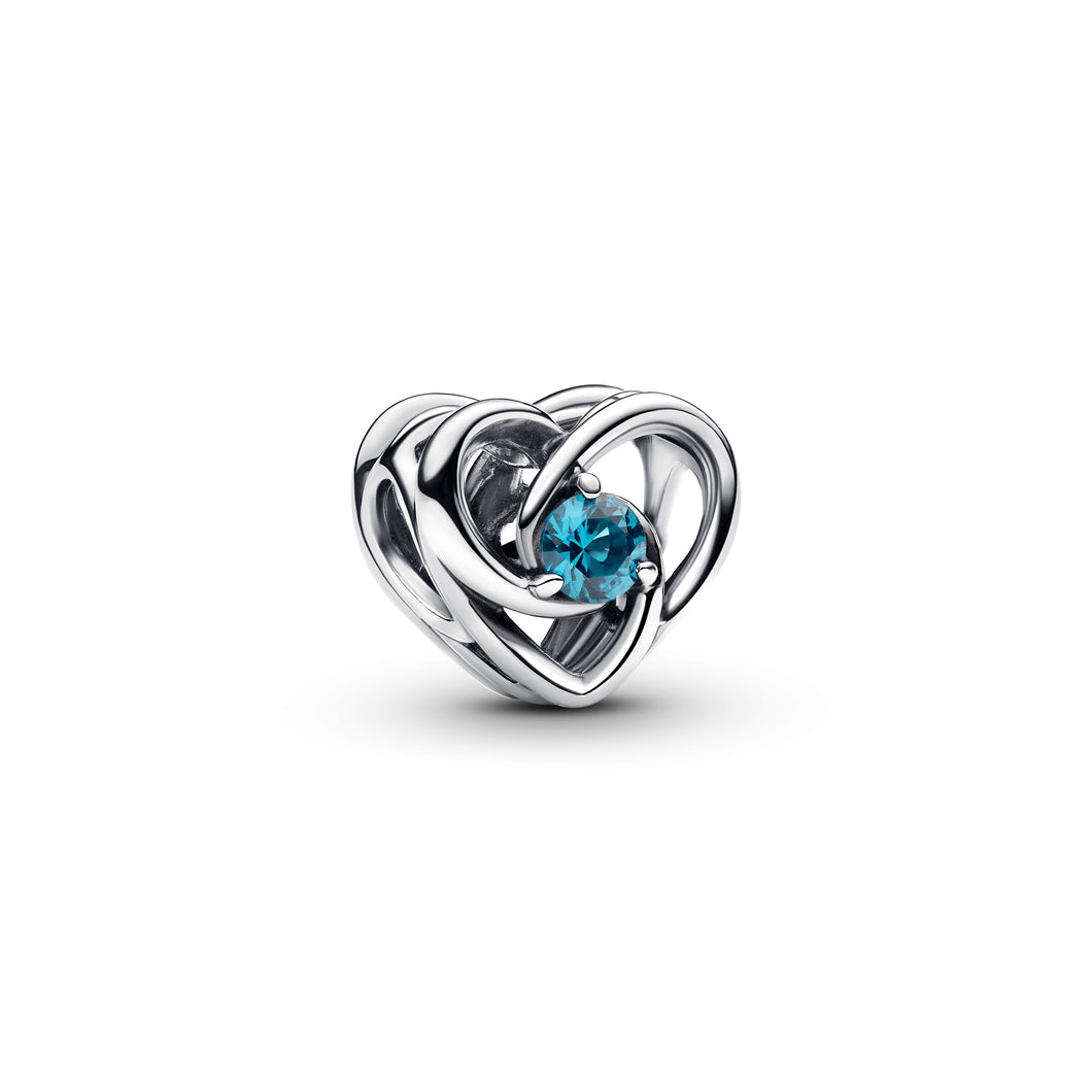 Entwined Heart & Stones Charm