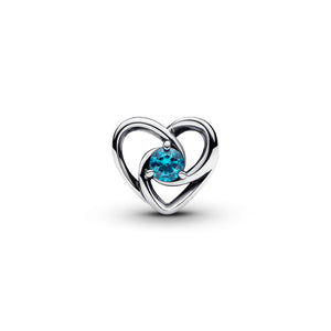 Entwined Heart & Stones Charm