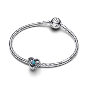 Entwined Heart & Stones Charm