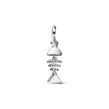 Load image into Gallery viewer, Turquoise-colored Fishbone Dangle Charm

