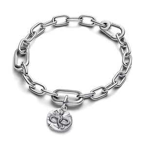 Infinity Snake Medallion Charm