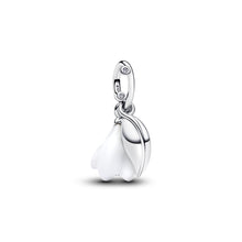 Load image into Gallery viewer, Snowdrop Flower Dangle Charm
