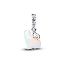 Load image into Gallery viewer, Polar Bear Mother &amp; Cub Dangle Charm
