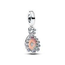 Load image into Gallery viewer, Opalescent Infinity Double Dangle Charm
