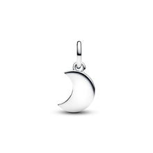 Load image into Gallery viewer, Crescent Moon Double Dangle Charm
