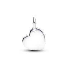 Load image into Gallery viewer, Engravable Heart Red Stone Dangle Charm

