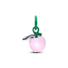 Load image into Gallery viewer, Murano Pink Apple Charm
