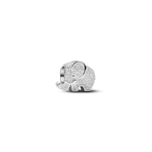 Load image into Gallery viewer, Textured Elephant Mini Charm

