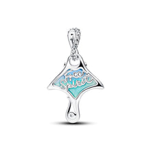 Load image into Gallery viewer, Manta Ray Dangle Charm
