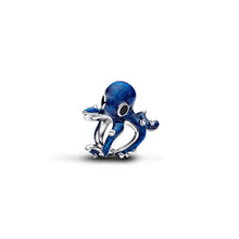 Load image into Gallery viewer, Blue Octopus Charm
