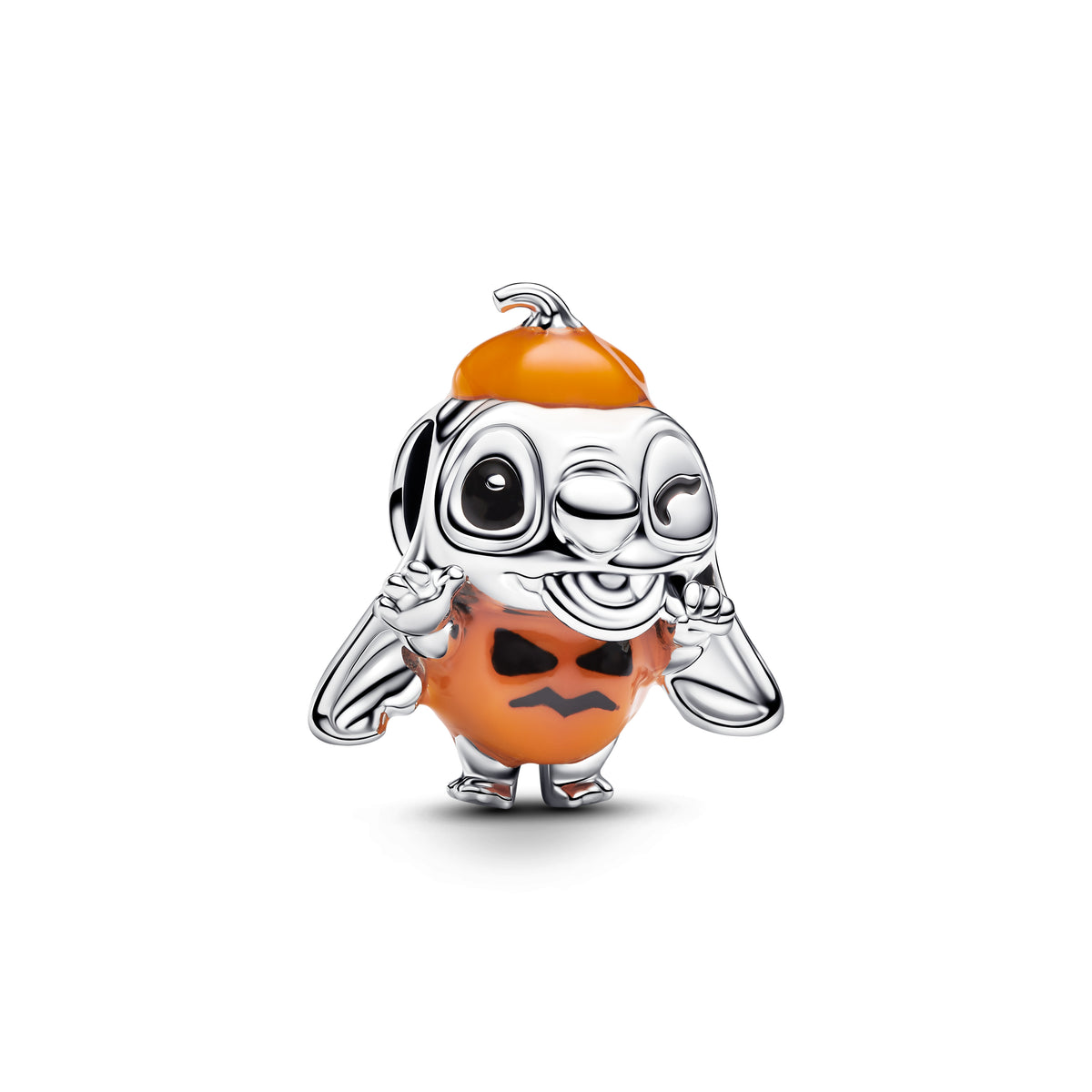 Disney Stitch Halloween Pumpkin Charm