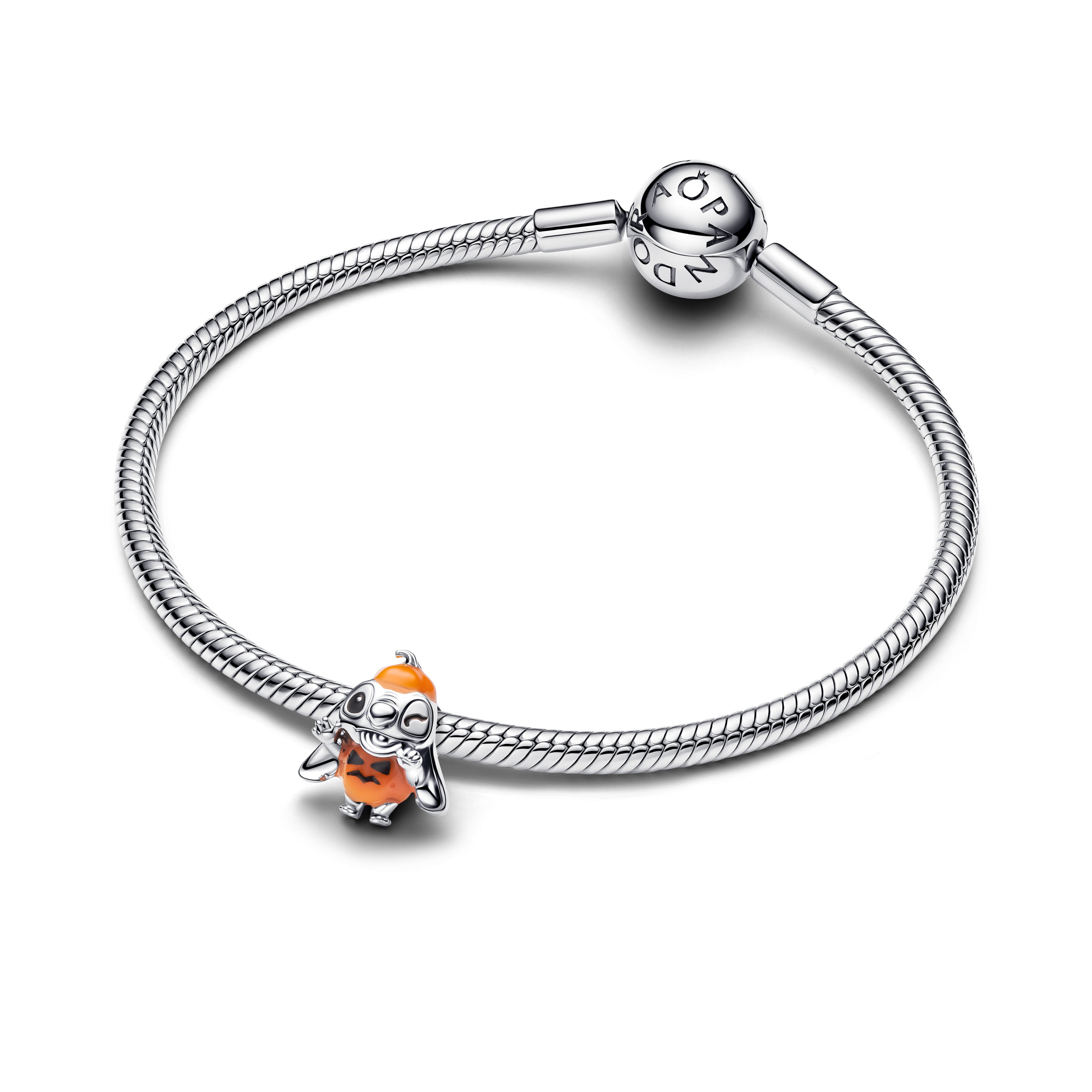 Disney Stitch Halloween Pumpkin Charm