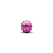 Load image into Gallery viewer, Pink Happy Face Mini Charm
