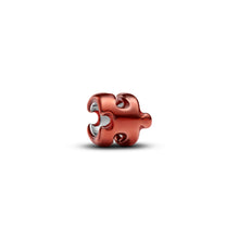 Load image into Gallery viewer, Orange Puzzle Piece Mini Charm
