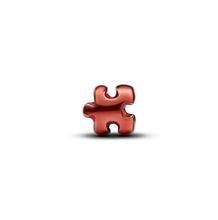 Load image into Gallery viewer, Orange Puzzle Piece Mini Charm
