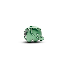 Load image into Gallery viewer, Green Elephant Mini Charm
