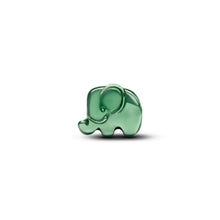 Load image into Gallery viewer, Green Elephant Mini Charm
