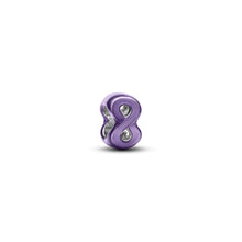 Load image into Gallery viewer, Purple Infinity Mini Charm
