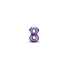 Load image into Gallery viewer, Purple Infinity Mini Charm
