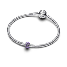 Load image into Gallery viewer, Purple Infinity Mini Charm
