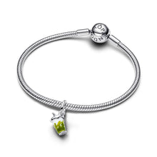Load image into Gallery viewer, Iced Matcha Latte Murano Glass Dangle Charm
