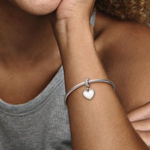 Load image into Gallery viewer, Engravable Heart Tag Dangle Charm
