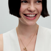 Load image into Gallery viewer, Organically Shaped Heart Pendant Necklace

