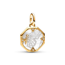 Load image into Gallery viewer, Pandora ME Pearlescent Butterfly Medallion Charm
