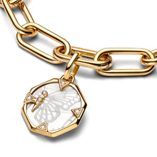 Load image into Gallery viewer, Pandora ME Pearlescent Butterfly Medallion Charm
