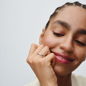 Row of Hearts Ring