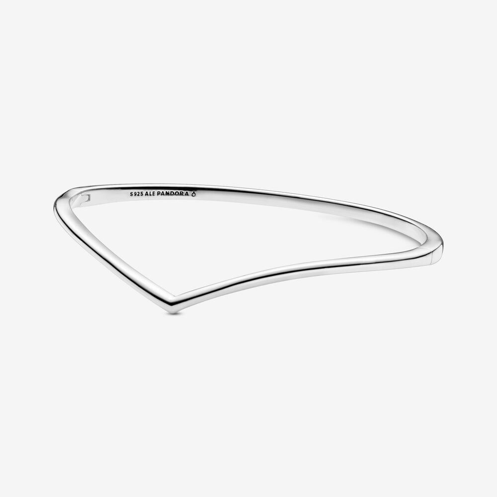 Polished Wishbone Bangle