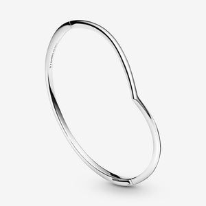 Polished Wishbone Bangle